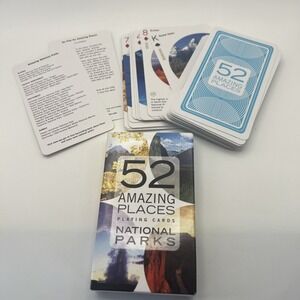 52 Amazing Places Playing Cards National Parks 100% Complete